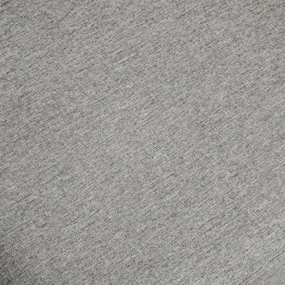 Compact Loveseat Sofa, Modern 2 Seater Sofa for Living Room with Wood Legs and Armrests, Light Grey