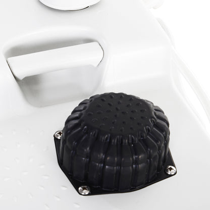 Outsunny HDPE Outdoor Camping Soap Dispending Sink With Towel Holder White