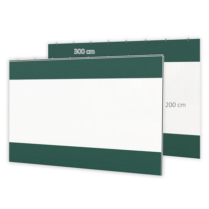 Outsunny Set of Two 3 x 2m Replacement Pergola Panels - Green