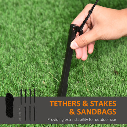 9FT Inflatable Halloween Pumpkin Ghost with Build-in LED,  Outdoor Lighted Blow Up Inflatables