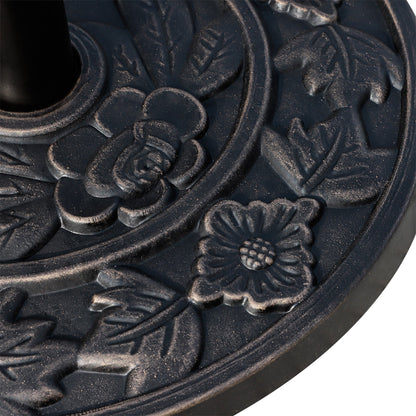 Outsunny Heavy Duty Parasol Umbrella Base, Resin-Bronze Colour