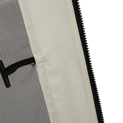 Outsunny Replacement Mesh Mosquito Netting Screen Walls for 10 x 10ft Patio Gazebo, 4-panel Sidewalls with Zippers (Wall Only, Canopy Not Included)