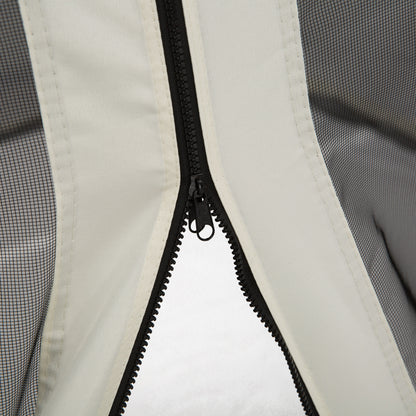 Outsunny Replacement Mesh Mosquito Netting Screen Walls for 10 x 10ft Patio Gazebo, 4-panel Sidewalls with Zippers (Wall Only, Canopy Not Included)