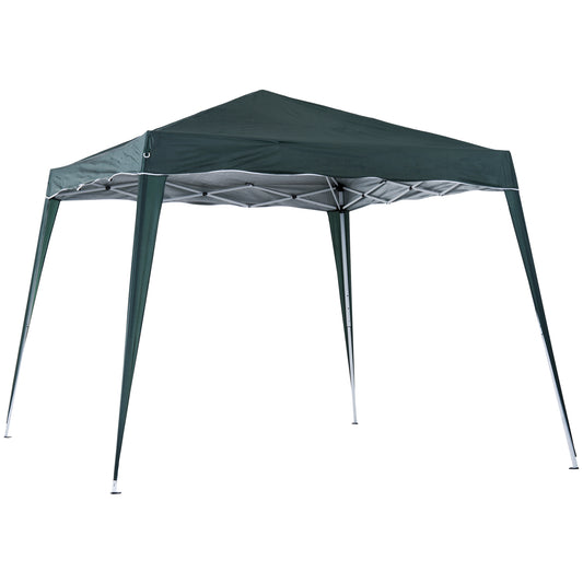 Outsunny Pop-Up Tent,  3Lx3Wx2.4H m-Green