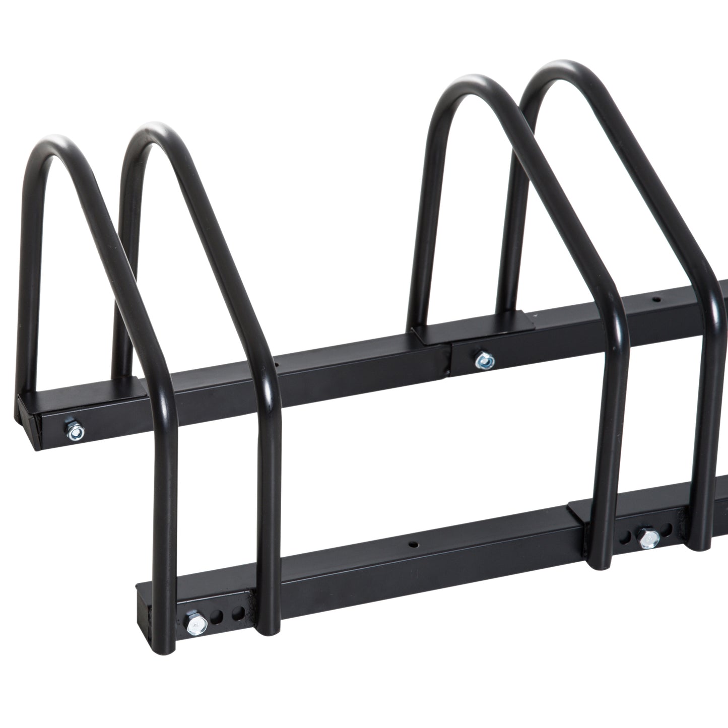 Bike Parking Rack, 130Lx33Wx27H cm, Steel-Black