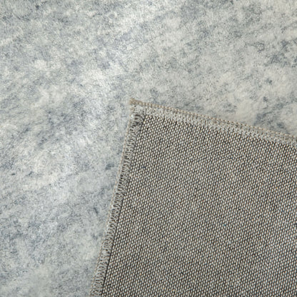 Grey Rug, Modern Ink Render Area Rugs, Decorative Carpet for Living Room, Bedroom, Dining Room, 150 x 80cm