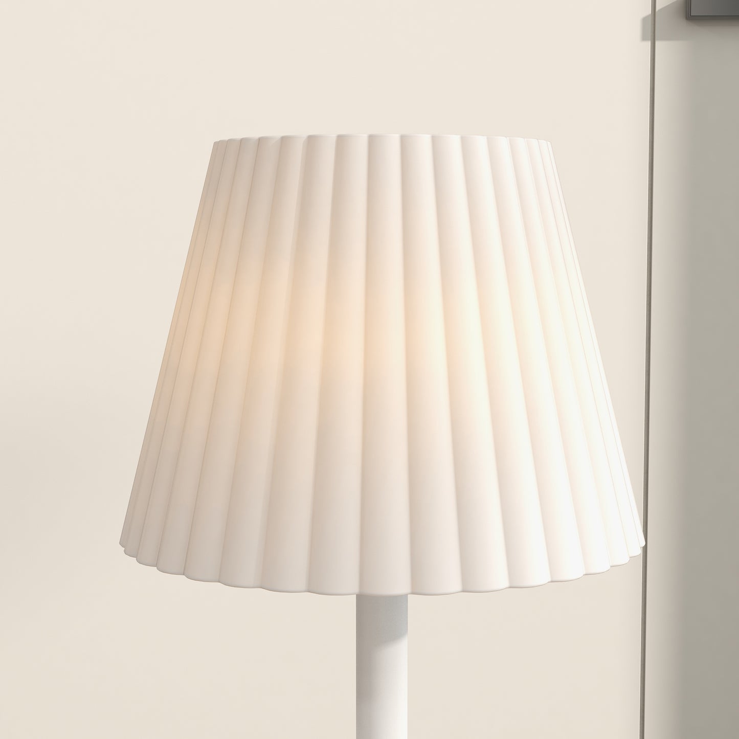 Outsunny Outdoor Solar Table Lamp, Cordless LED Desk Lamp with Rechargeable Battery, Dimming Brightness, USB, Auto On/Off