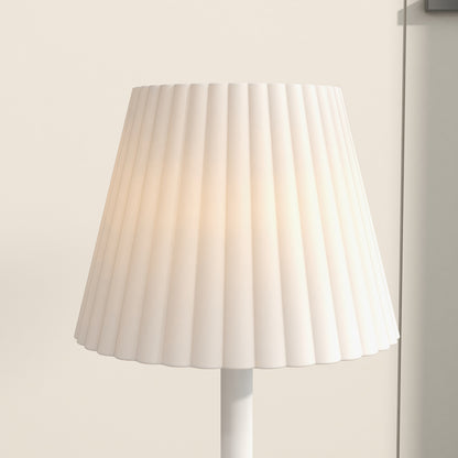 Outsunny Outdoor Solar Table Lamp, Cordless LED Desk Lamp with Rechargeable Battery, Dimming Brightness, USB, Auto On/Off