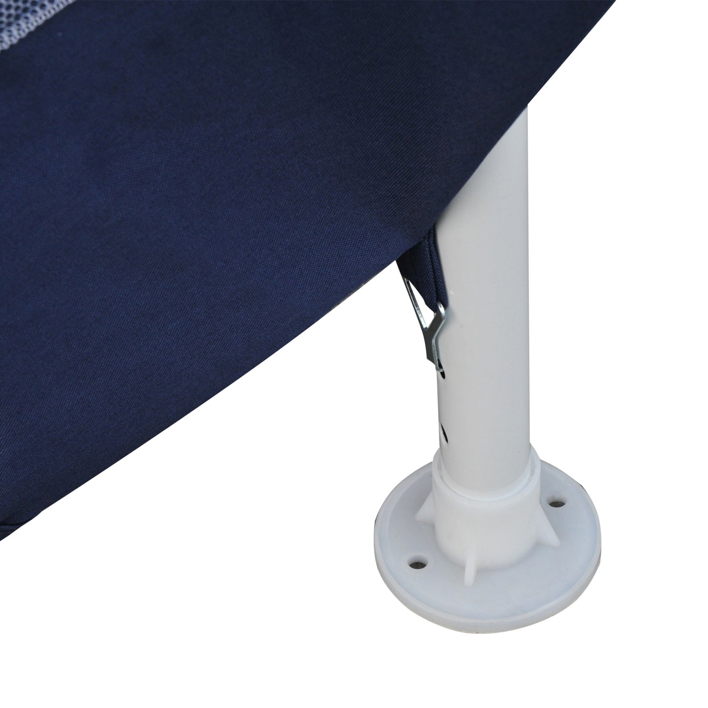 Outsunny 4M Netting Gazebo Hexagon Tent Patio Canopy Outdoor Shelter Party Activities Shade Resistant (Blue)