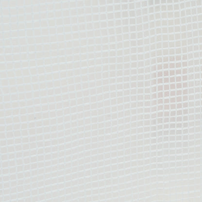 Outsunny 4.5 x 2 x 2 m Large Galvanised Steel Frame Outdoor Poly Tunnel Garden Walk-In Patio Greenhouse - White