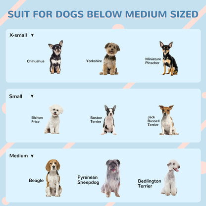 PawHut Water Resistant Plastic Dog House Puppy Shelter Kennel For Indoor And Outdoor