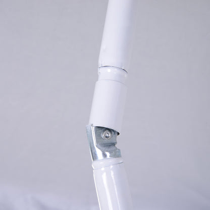 Outsunny 1.7m x 2m Tilted Steel Frame Beach Parasol Blue