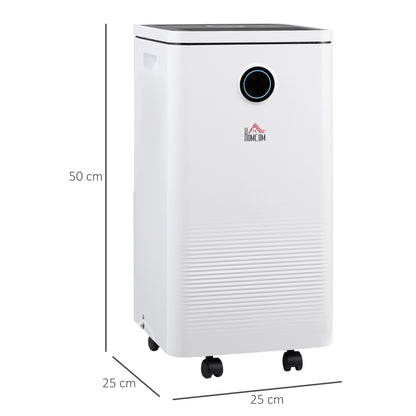 2500ML Portable Quiet Dehumidifier with WiFi Smart App Control, Electric Moisture Air Dehumidifier for Home Laundry Basement 10L/Day