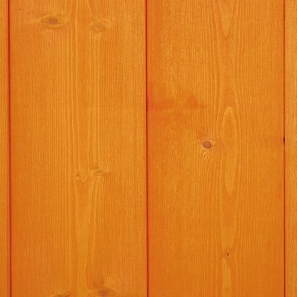 84 x 52cm Garden Shed 4-Tier Wooden Garden Outdoor Shed 3 Shelves Utility Gardener Cabinet Lockable Double Doors Tool Kit Storage - Teak