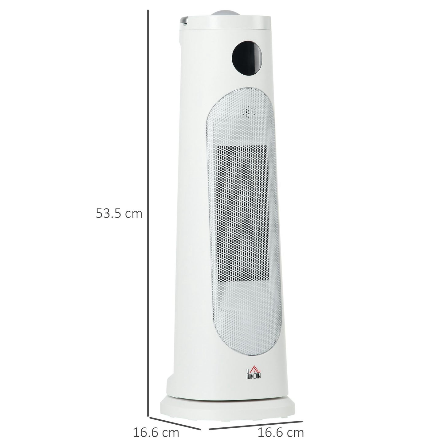 Electric Space Heater, Portable Fan Heater, Low Energy 2000W PTC Ceramic Heater w/ Thermostat, Timer, Overheat & Tip-over Protection