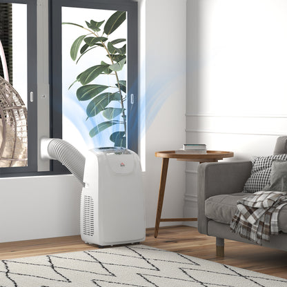 Mobile Air Conditioner for Room up to 28m², with Dehumidifier, Quiet Mode, 24H Timer, Wheels, Child Lock 12,000 BTU