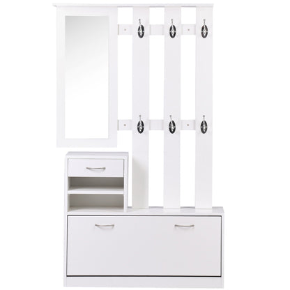 Entryway Furniture Set-White