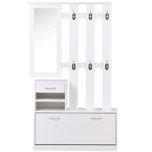 Entryway Furniture Set-White