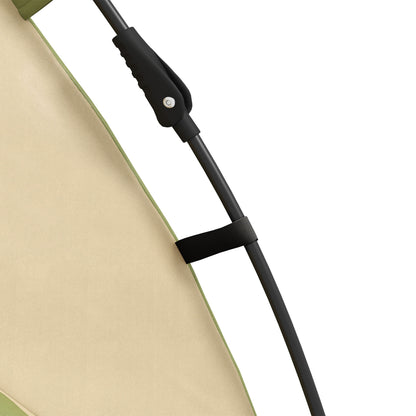 Outsunny 3-4 Man Camping Tent, Family Tent, 2000mm Waterproof, Portable with Bag, Quick Setup, Dark Green