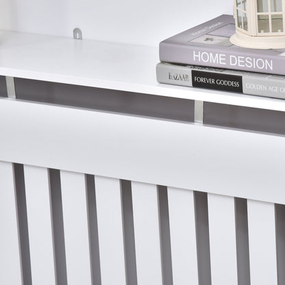 Minimalist Contemporary Radiator Covers MDF Radiator Cover 112x81x19cm White