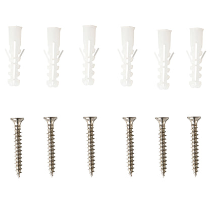 Set of 3 Wooden U-Shaped Floating Shelves Set Wall Mounted Hanging Bookshelf CD DVD Storage Display for Bedroom Living Room Kitchen, White