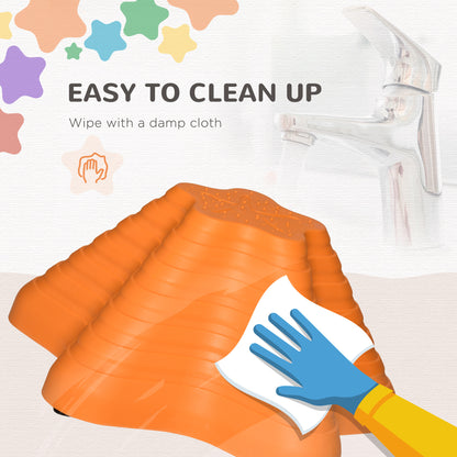 Outsunny 11 Piece Balance Stepping Stones for Kids Starfish Style Non-slip Obstacle Course Stackable Balance Blocks Encourage Toddler Balance