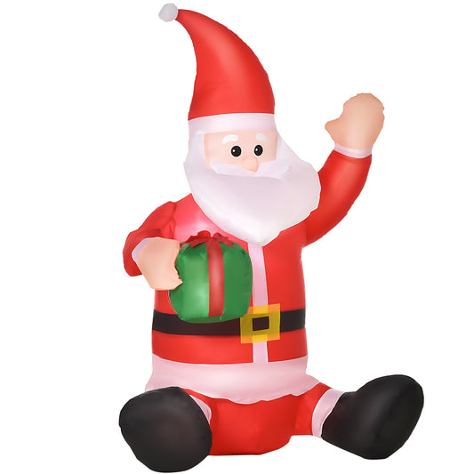 Christmas Inflatable Santa Claus Outdoor Home Seasonal Holiday Decoration With LED Light