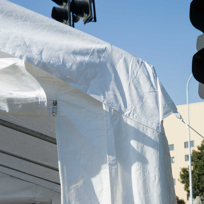 Outsunny 8m x 4m Garden Gazebo Marquee Party Tent Wedding Portable Garage Carport Event Shelter Car Canopy Heavy Duty Steel Frame