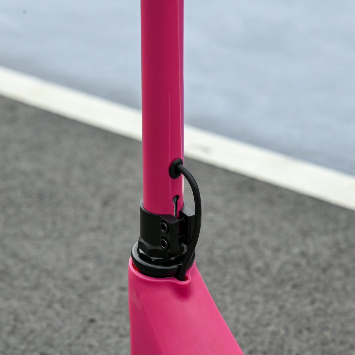 Electric Scooter, 120W Motor E-Scooter w/ Battery Level Display, 2 Adjustable Heights, and Rear Brake, Suitable for 6+ Years Old