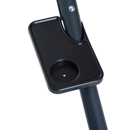 Outsunny 2-Seater Swing Chair Modern Relax Chair w/ 2 Separate Chairs, Cushions and Removable Shade Canopy, Beige