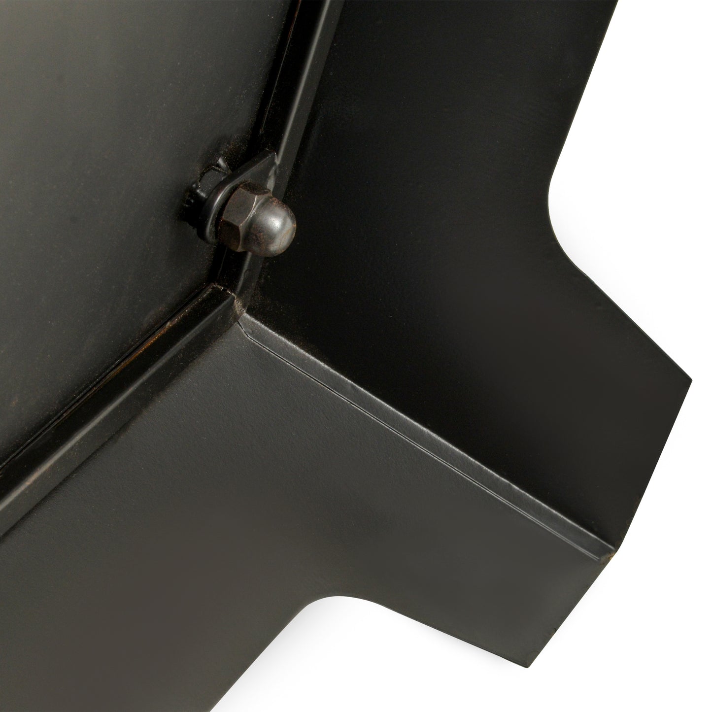 Outsunny Outdoor Fire Pit, Metal Square Firepit Bowl with Spark Screen, Poker for Patio, BBQ, Camping, 61 x 61 x 52cm, Black