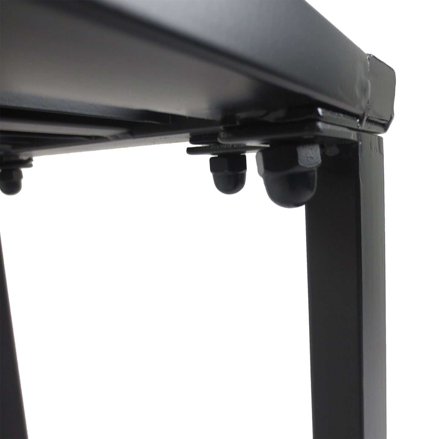 Outsunny 3 Piece Outdoor Dining Set Metal Beer Table Bench Patio Garden Yard Black