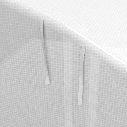 Outsunny 4x3m Walk-in Polytunnel Greenhouse, Zipped Roll Up Sidewalls, Tunnel Warm House Tent w/ PE Cover, Complimentary Plant Labels & Gloves