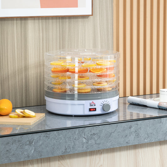 5 Tier Food Dehydrator, 245W Food Dryer Machine with Adjustable Temperature Control for Drying Fruit, Meat, Vegetable, Jerky and Pet Treat