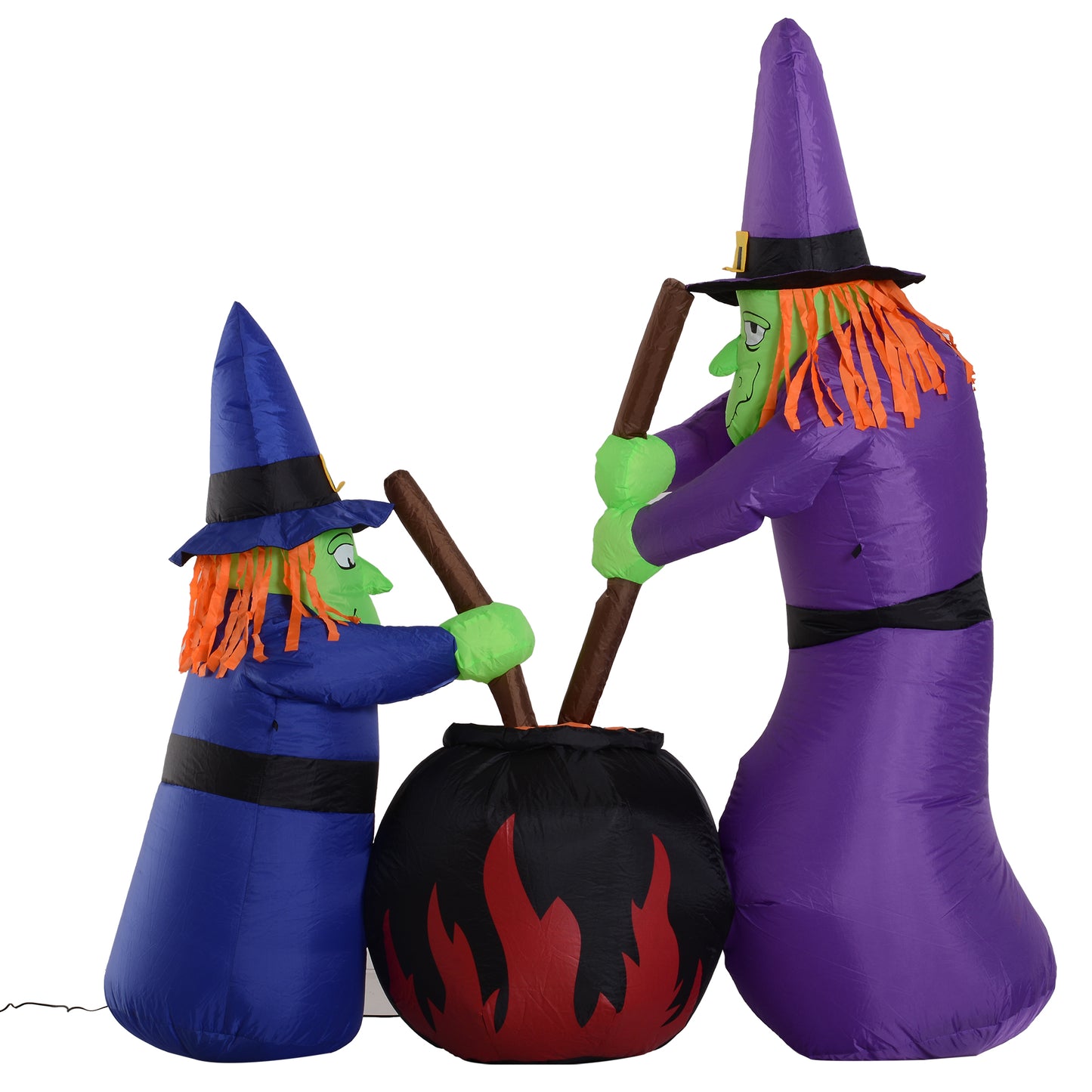 1.8H m Inflatable Witches Decoration, Polyester