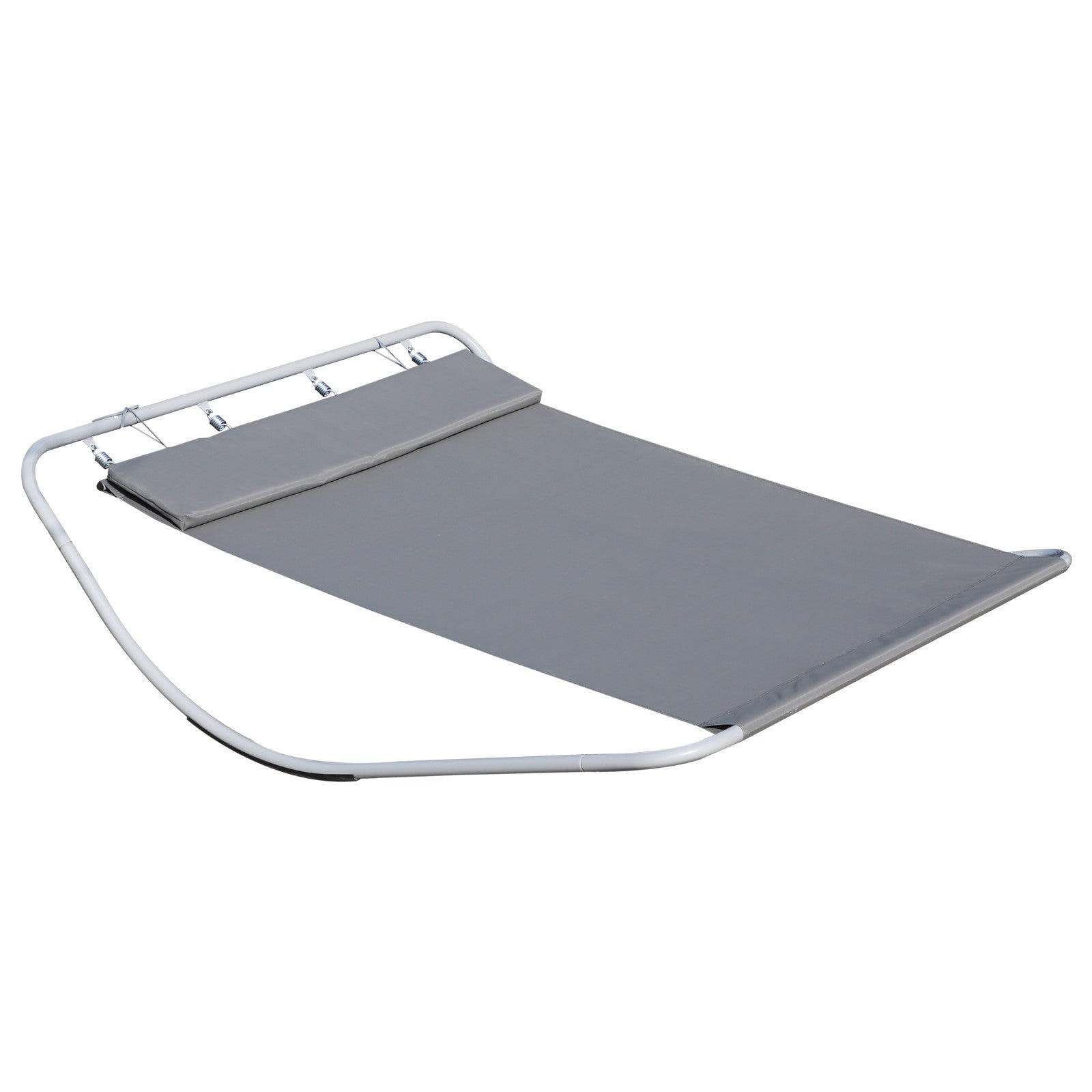 Outsunny Outdoor Double Rocking Bed Hammock-Grey – Adams Allsorts