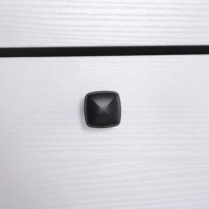 Shoe Storage Cabinet Cupboard Organiser Rack With 3 Drawers, Chipboard-White