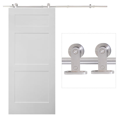35-45mm Track Stainless Steel Sliding Door Kit Silver