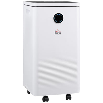 2500ML Portable Quiet Dehumidifier with WiFi Smart App Control, Electric Moisture Air Dehumidifier for Home Laundry Basement 10L/Day