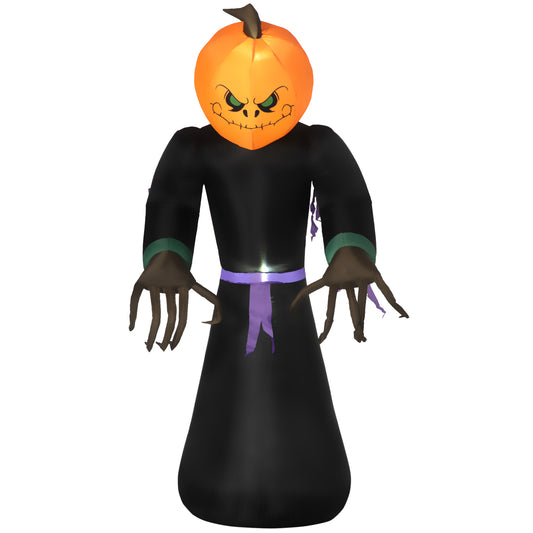 Inflatable 2.1m Pumpkin Man, With LED lights