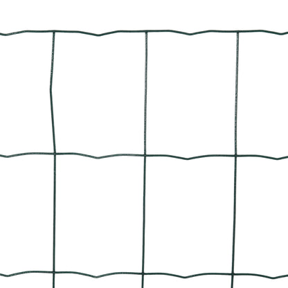 1m x 10m Chicken Wire Mesh, Foldable PVC Coated Welded Garden Fence, Roll Poultry Netting, for Rabbit, Green