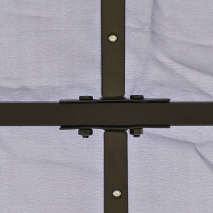 Outsunny 4 x 3(m) Outdoor Gazebo Canopy Party Tent Garden Pavilion Patio Shelter with Curtains, Netting Sidewalls, Grey