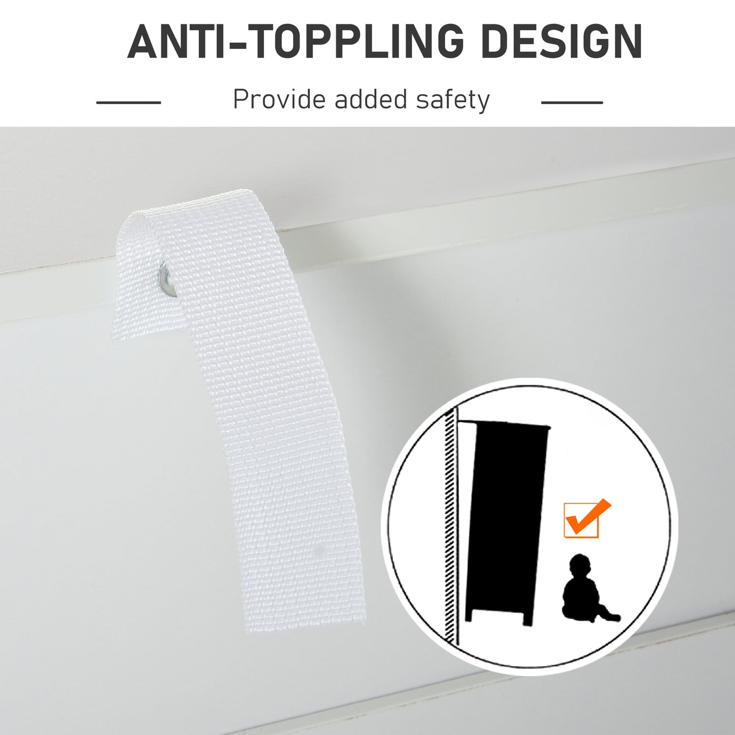 Chest of Drawers with Metal Handles Freestanding Dresser for Bedroom, Living Room