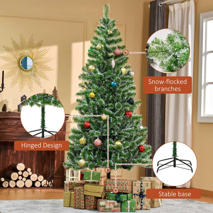 Artificial Christmas Tree 2.1M With Metal Stand