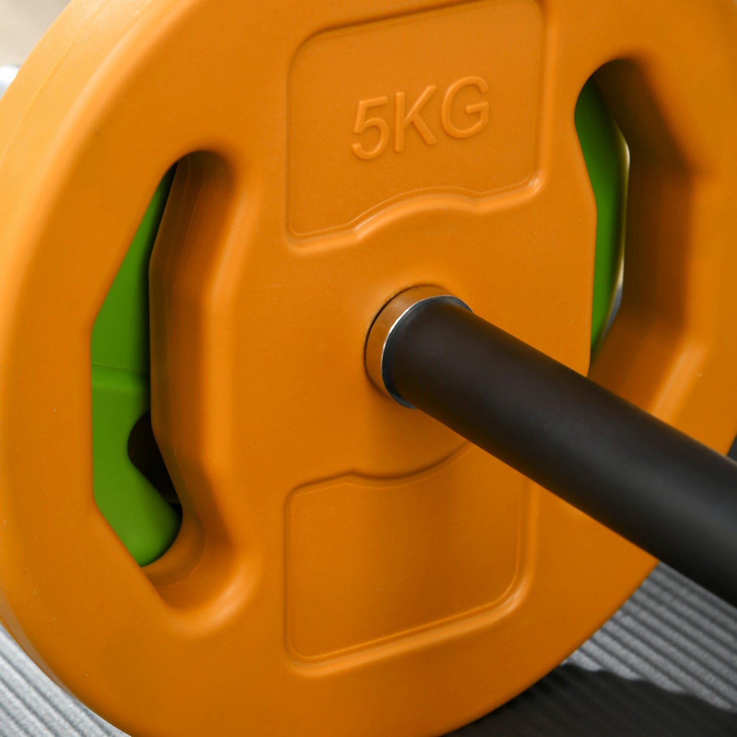 20kg Barbell Weights Set, Adjustable Weights With Non-slip Handle, for Women and Men Home Gym Strength Training