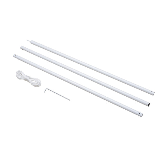 Outsunny Sail Shade Poles With Eye Bolt Kit