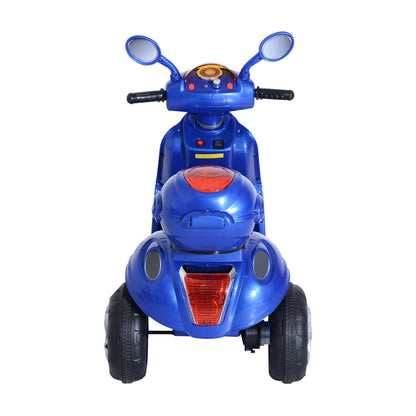 Children's Electric Ride on Toy Tricycle Car-Blue