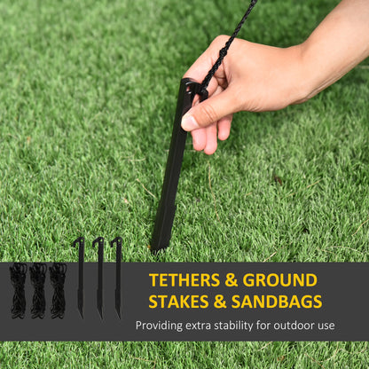 1.8m Inflatable Snowman Decoration, Polyester-White