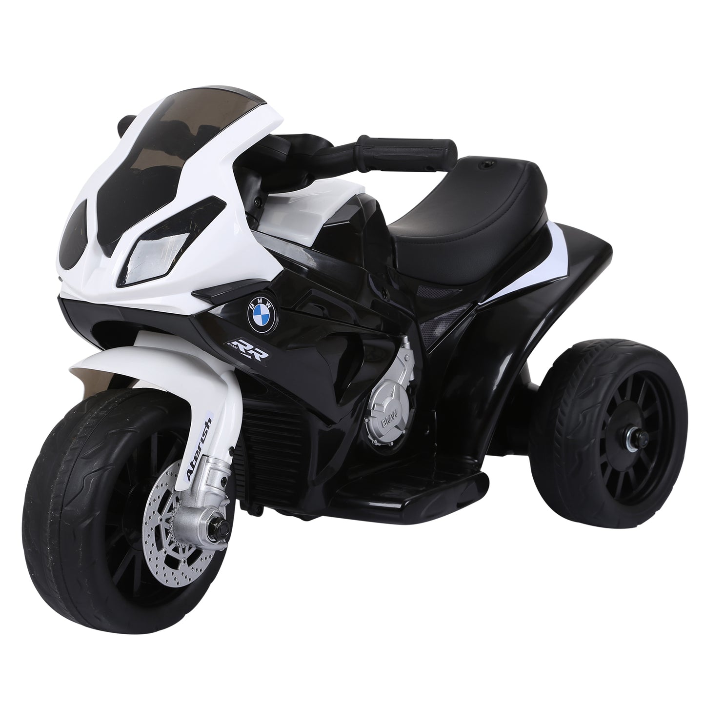 Electric Kids Ride on Motorcycle BMW S1000RR w/ Headlights Music Battery Powered Play Bike 6V Black