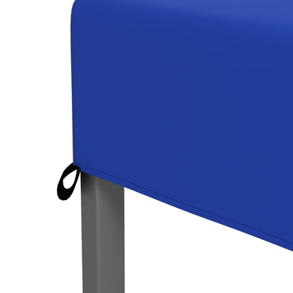 Outsunny 3 x 3(m) Pop Up Gazebo 1 Person Easy Up Marquee Party Tent With 1 Button Push Adjustable Straight Legs, Instant Shelter - Blue